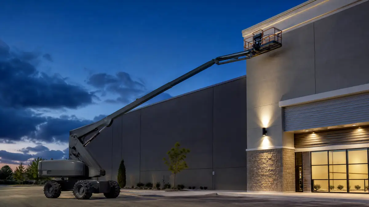 Boom Lifts jobsite access in Toledo