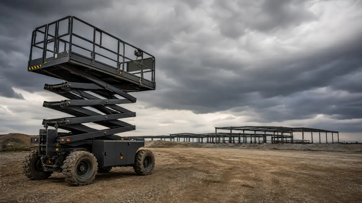 Rough Terrain Scissor Lifts jobsite access in Toledo